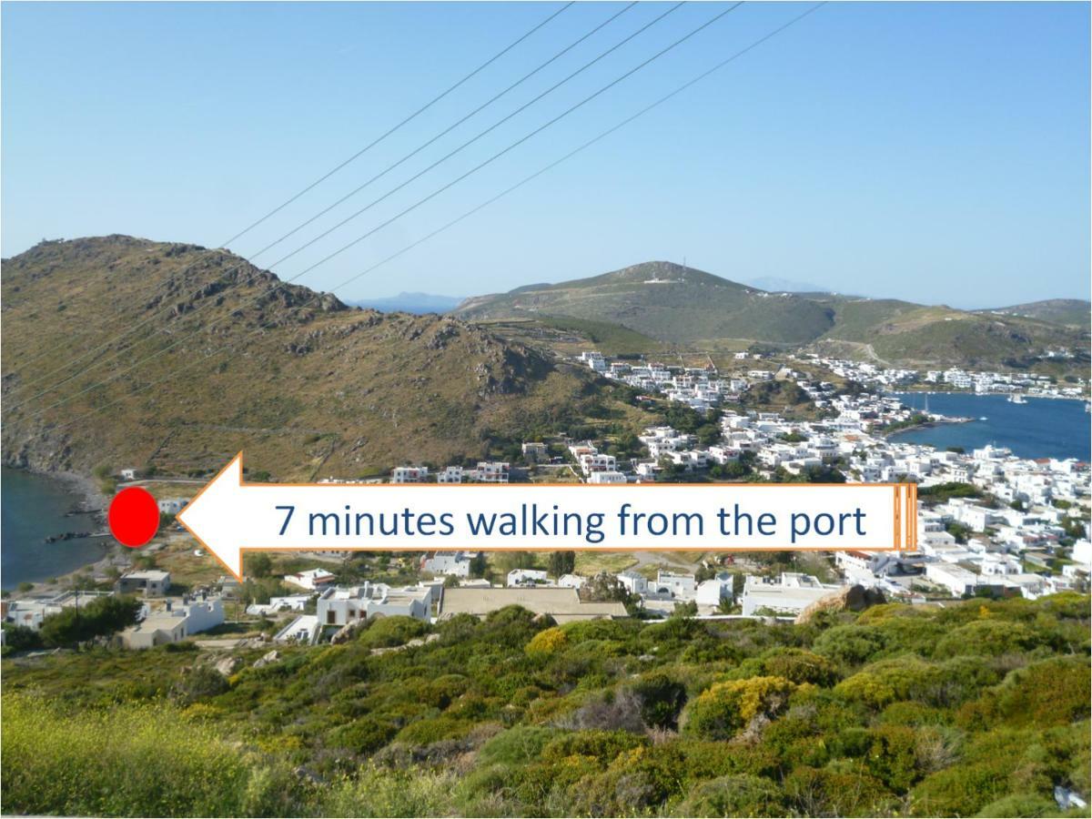 Oklaca Patmos Beach Rooms Skala  Ngoại thất bức ảnh